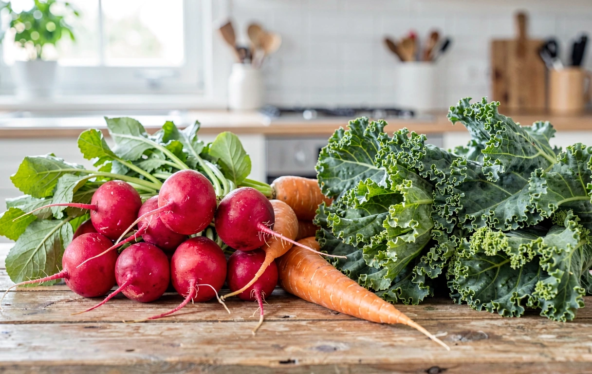 Frische regionale Zutaten